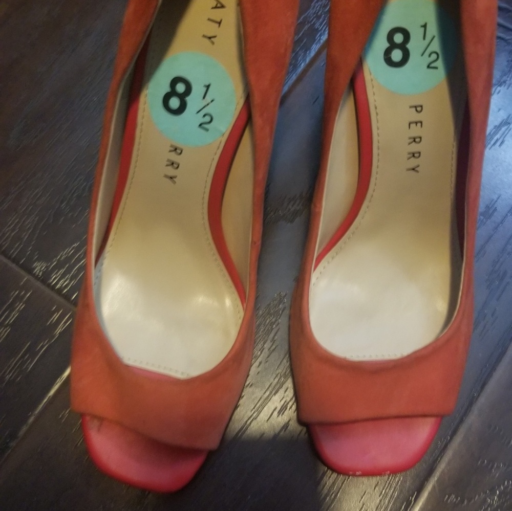 Katy Perry Open Toe Cubic Heels